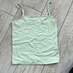Light Green Cropped Tanktop